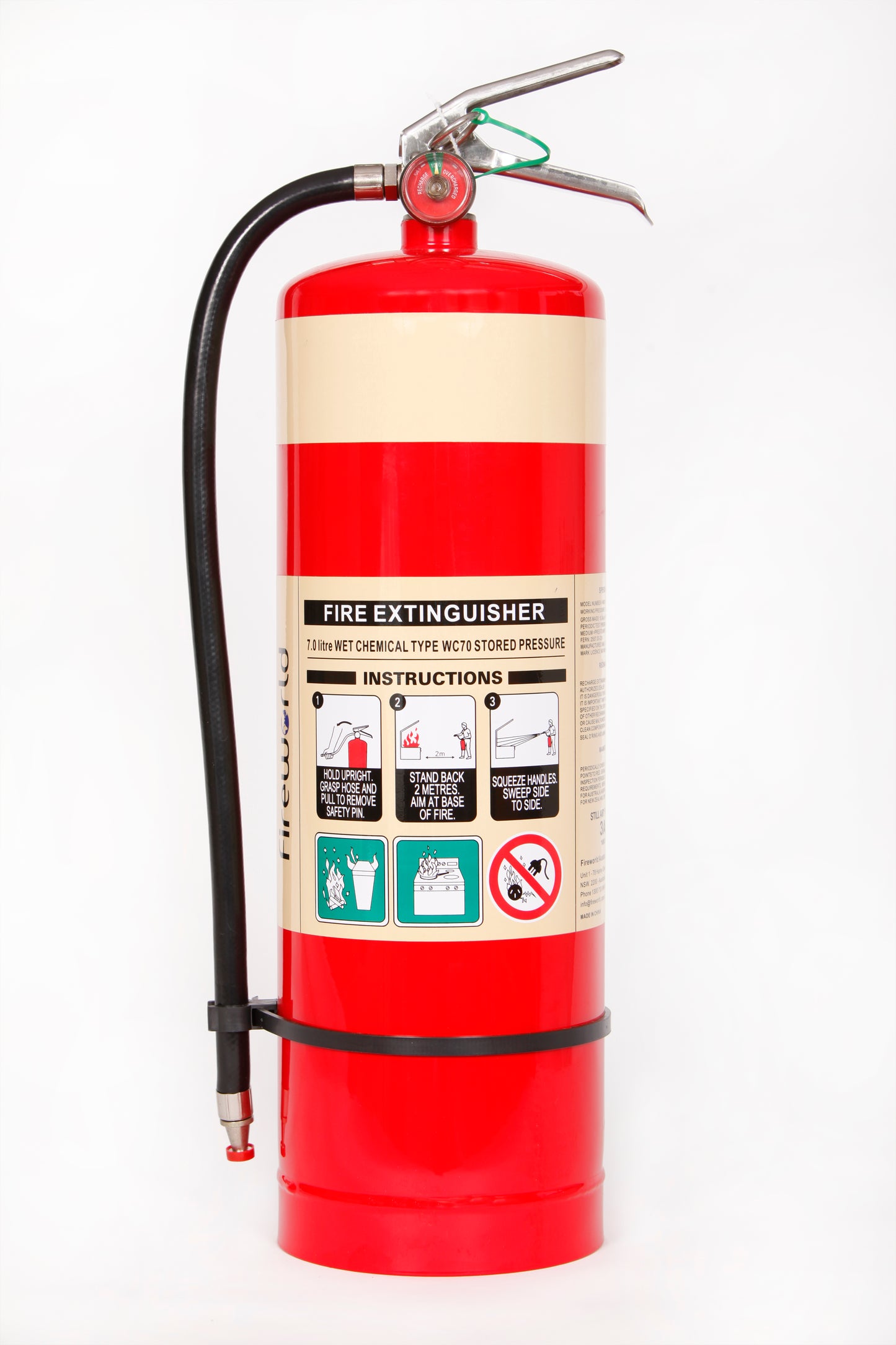 7L Wet Chemical Fire Extinguisher (Kitchen)