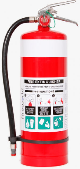4.5kg ABE powder fire extinguisher (4.5ABE) – 6A:60B:E rated heavy-duty portable extinguisher
