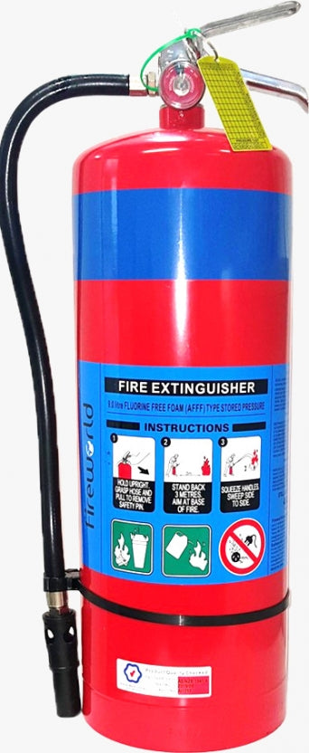 9L Fluorine-Free Foam Fire Extinguisher – Class A:B Rated | FWAFC